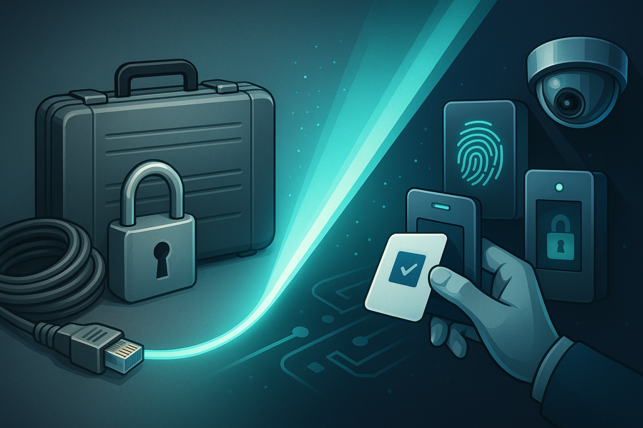 Von Kabeln bis Koffern: Physische Sicherheit neu gedacht