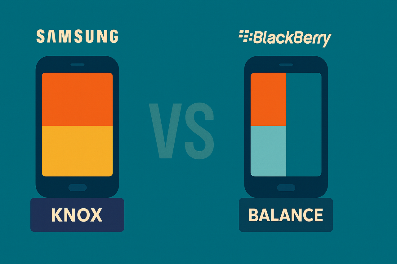 Sind Samsung KNOX oder Blackberry BALANCE die Lösung?